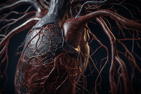 器官内血液循环系统图片