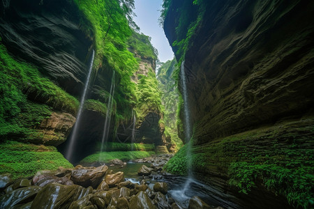 美丽的大峡谷背景图片