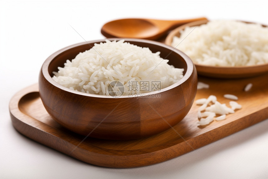 碗里装着高营养的米饭图片