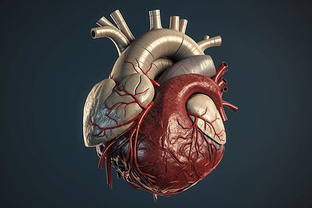 心脏解剖模型示意图图片