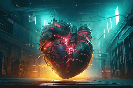巨大的心脏的模型图片