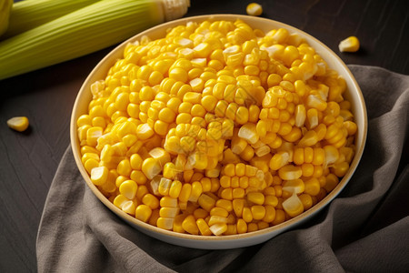 新鲜健康的玉米图片