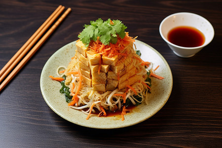 凉菜豆腐丝图片