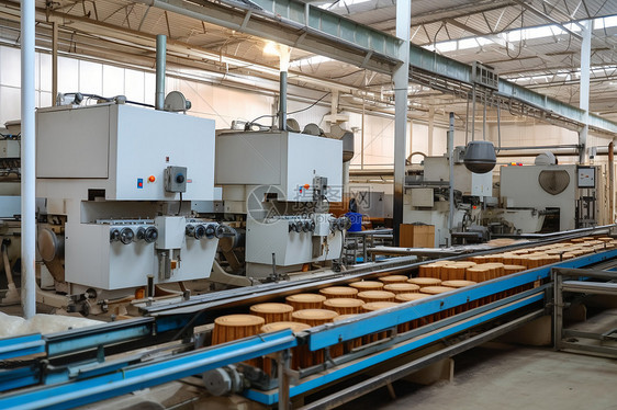 工业的面包工厂图片