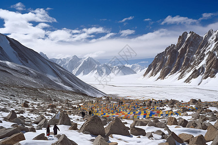 美丽的雪山图片