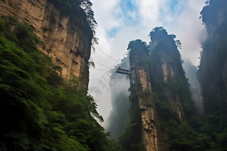 山间的景色图片