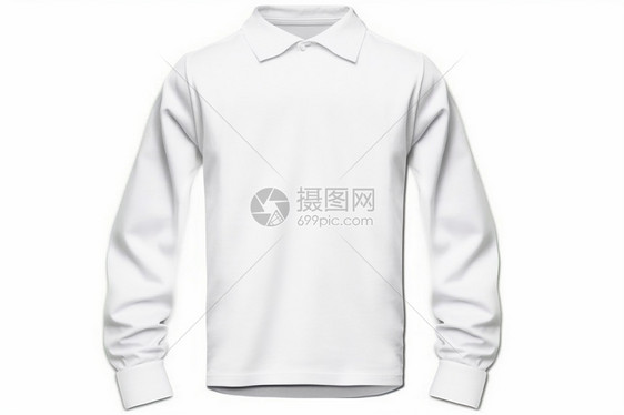 白色长袖服饰图片