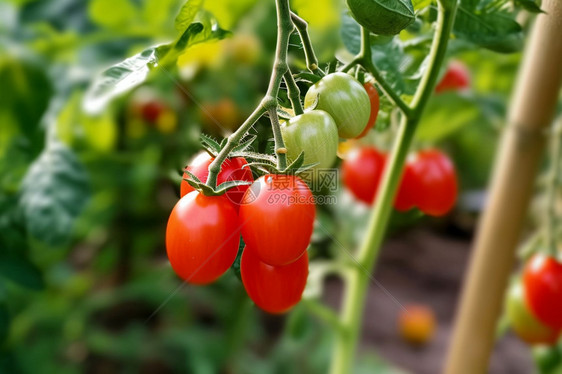 成熟的番茄果实图片