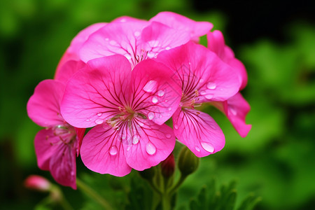 粉红色的天竺葵背景图片