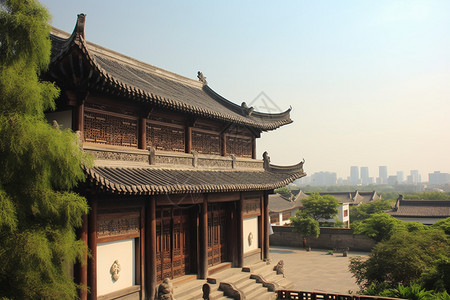 中国古城建筑物图片