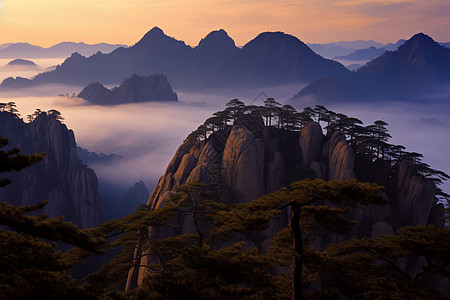 黄山壮丽的风景图片