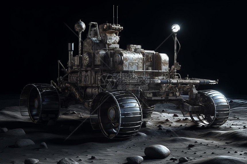 氢动力月球车图片