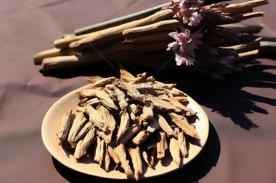 药用食品背景图片