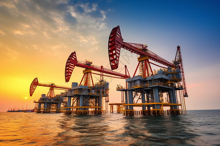 石油开采高清图片下载-正版图片600423404-摄图网