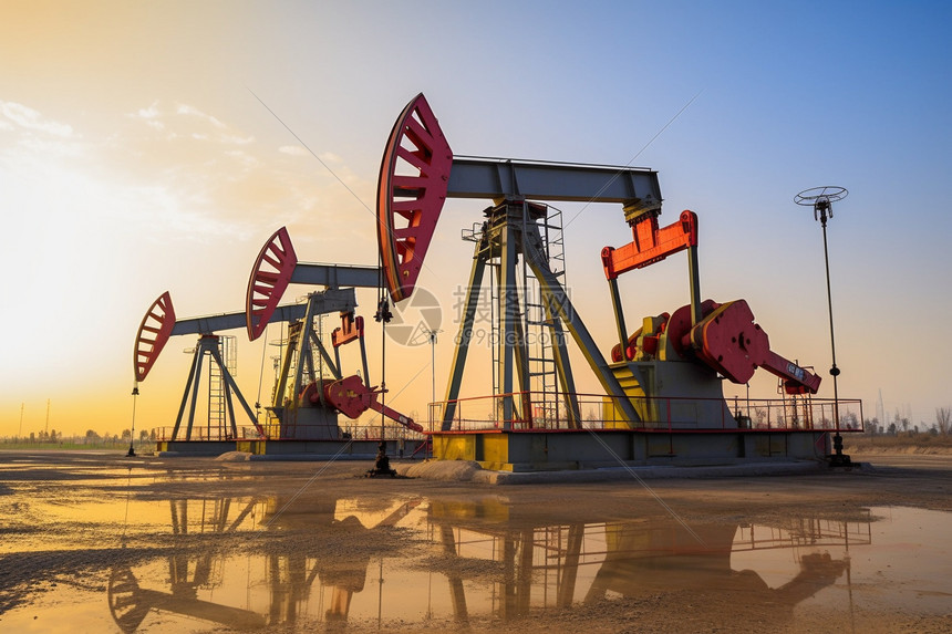 大型原油勘探设备高清图片下载-正版图片600269288-摄图网