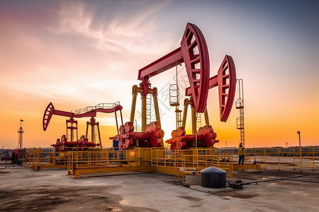 海上石油开采机器高清图片下载-正版图片600116875-摄图网