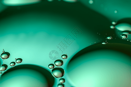 绿色的小水滴背景图片