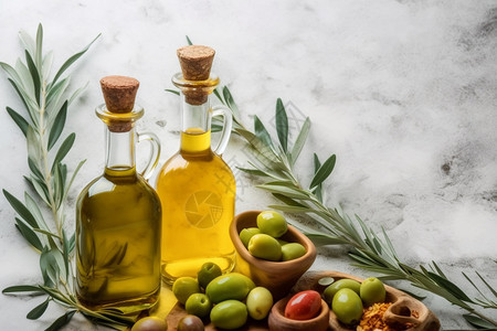 纯植物橄榄油背景图片