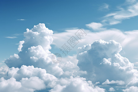变幻莫测的彩云背景图片