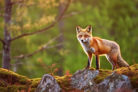 哺乳动物乡村公园狐狸图片
