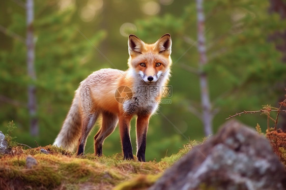 哺乳公园乡村动物狐狸图片