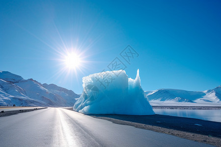 美丽自然著名的冰山图片