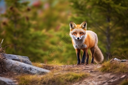 公园哺乳动物狐狸图片