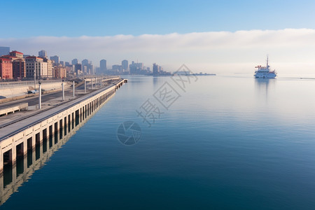 海滨海岸港口航海图片