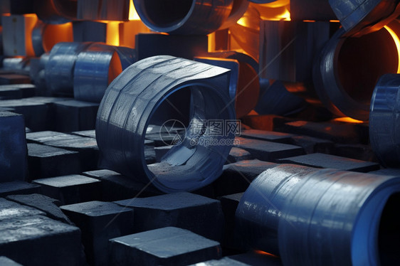 液态的钢工业图片