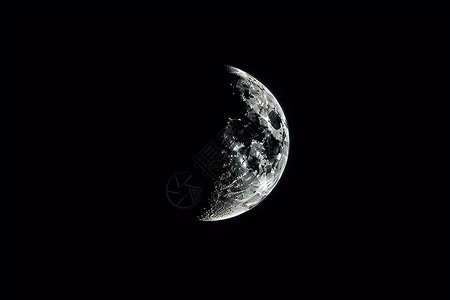 新月宇宙星空设计图片