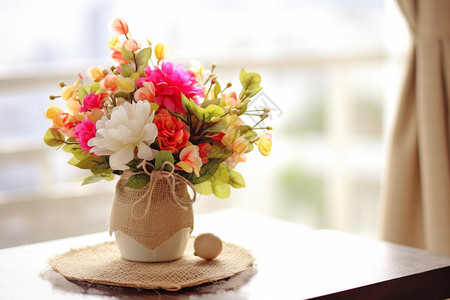 花瓶里美丽的花图片