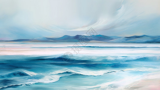 抽象大海海景图片