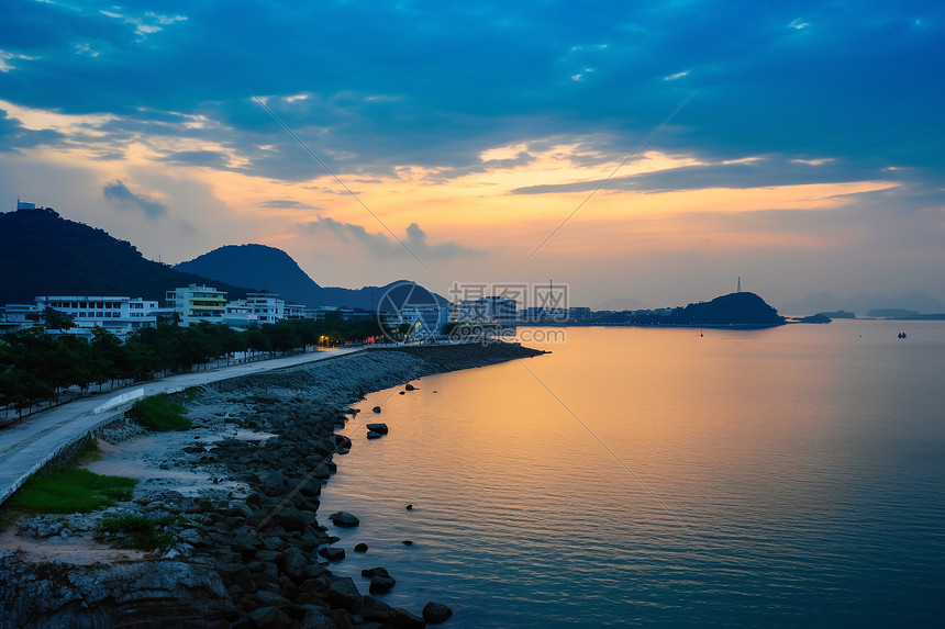 中国的港湾高清图片下载正版图片600276586摄图网