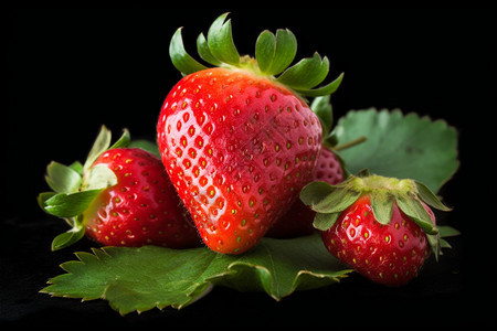 新鲜健康的草莓图片
