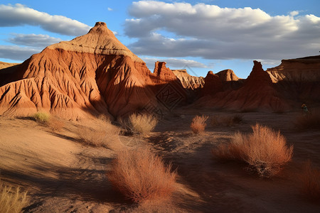 壮观的砂岩沙漠景观图片