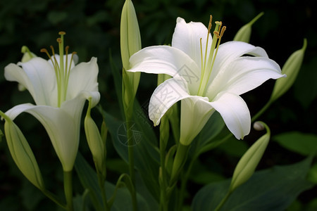 美丽的植物百合图片