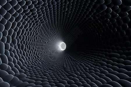 3D抽象隧道图片
