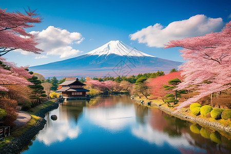 历史悠久的富士山图片