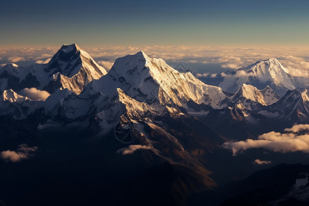 美丽的珠穆朗玛峰景观图片