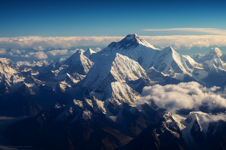 美丽的喜马拉雅山景观图片