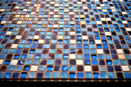 泳池马赛克泳池的马赛克瓷砖背景