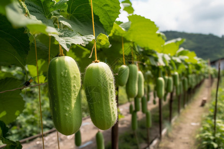 院子里的蔬菜图片