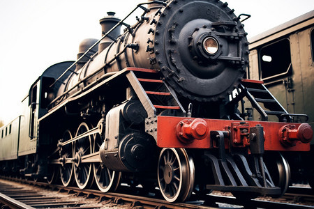 蒸汽的火车图片