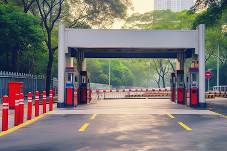 小区的出入口高清图片下载正版图片600280061摄图网