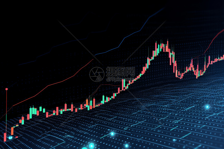 互联网数据曲线图片素材-正版创意图片600280515-摄图网