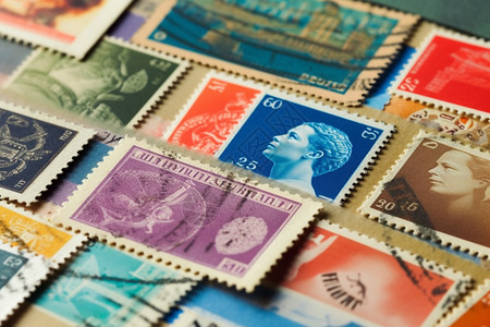 收藏的邮票图片