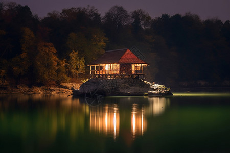 明亮的小屋图片