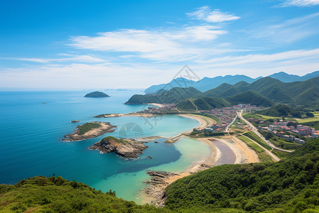 美丽的岛屿风景图片