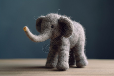 可爱的大象手工制品图片