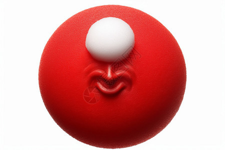 红色的三维球体背景图片